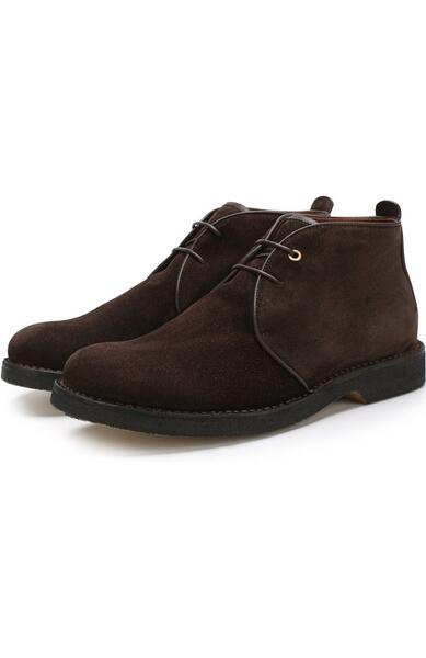 Высокие кожаные ботинки на шнуровке Ermenegildo Zegna 4371646