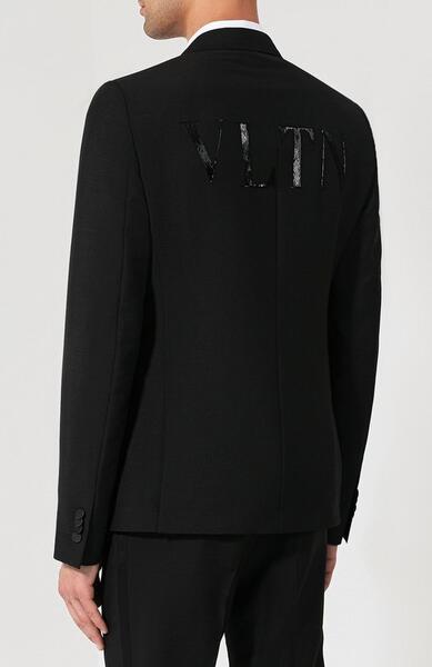 Шерстяной костюм с однобортным пиджаком Valentino 4457053