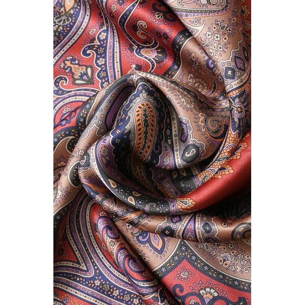 Шелковый платок с принтом Michele Binda 4359767