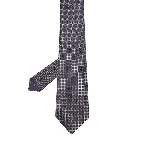 Шелковый галстук с узором Brioni 4216610