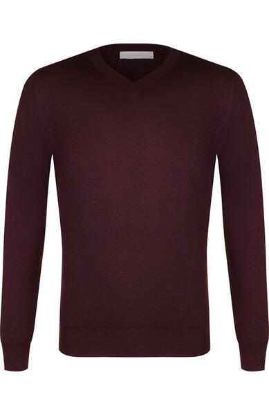 Однотонный пуловер из смеси кашемира с шелком CRUCIANI 4103182