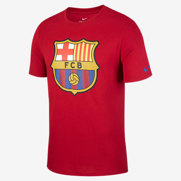 Мужская футболка FC Barcelona Crest Nike 887232538316