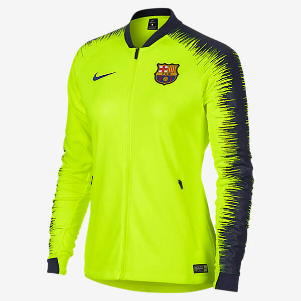 Женская футбольная куртка FC Barcelona Anthem Nike 888413325961