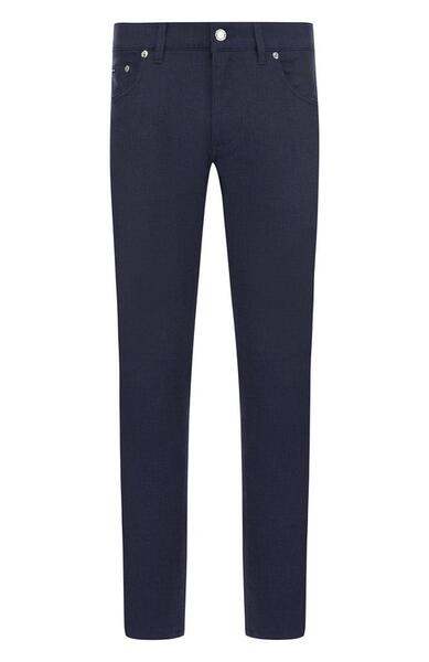 Хлопковые брюки прямого кроя Dolce&Gabbana 3922848