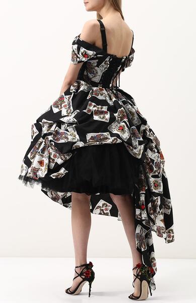 Текстильные босоножки Keira на шпильке Dolce&Gabbana 3804261