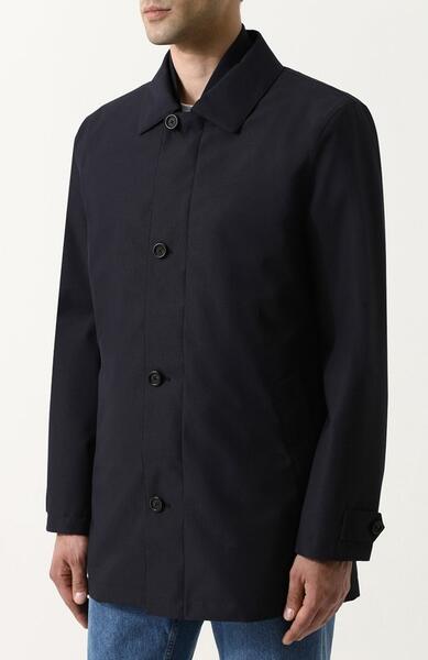 Однобортное пальто на молнии с подстежкой Z ZEGNA 3800950