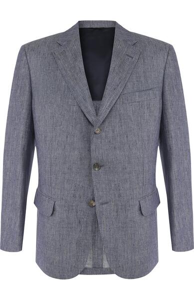 Однобортный льняной пиджак Loro Piana 3751775