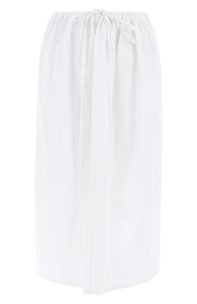 Хлопковая юбка-миди с эластичным поясом Atlantique Ascoli 2318126