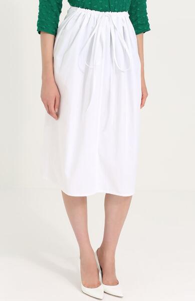 Хлопковая юбка-миди с эластичным поясом Atlantique Ascoli 2318126
