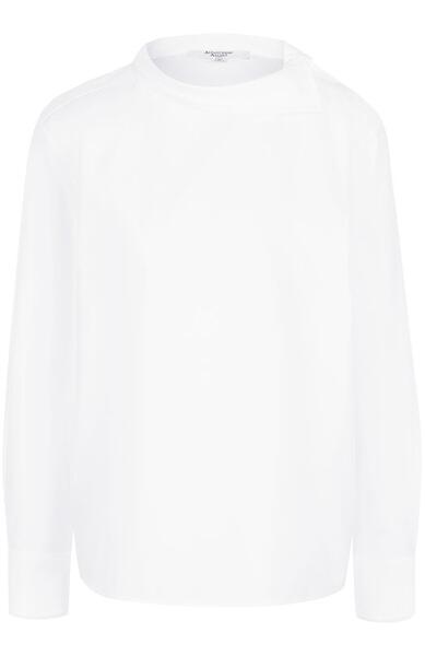 Хлопковая блуза прямого кроя Atlantique Ascoli 2199334