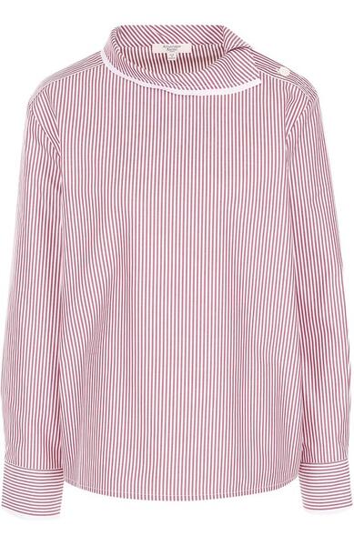 Хлопковая блуза в полоску Atlantique Ascoli 2196658