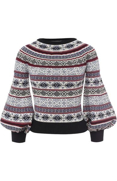 Пуловер с круглым вырезом и укороченным рукавом Alexander McQueen 2113951