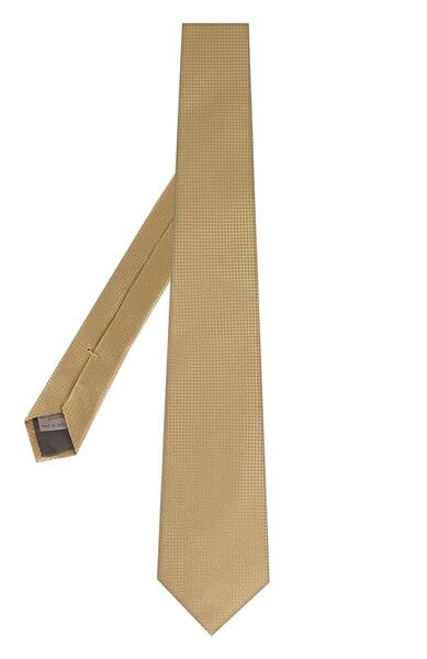 Шелковый галстук с узором Canali 2119940