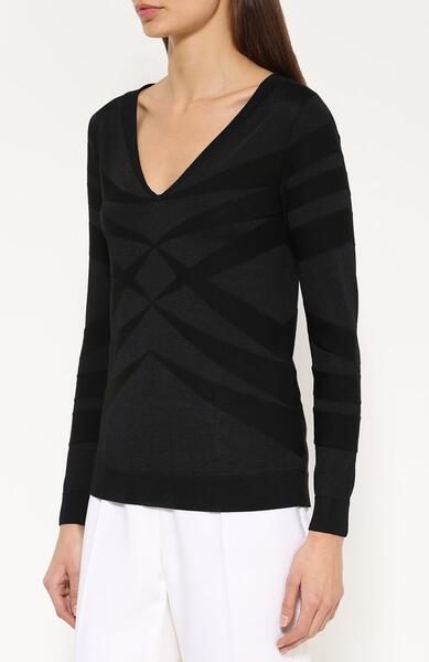 Облегающий пуловер с V-образным вырезом Ralph Lauren 1846642