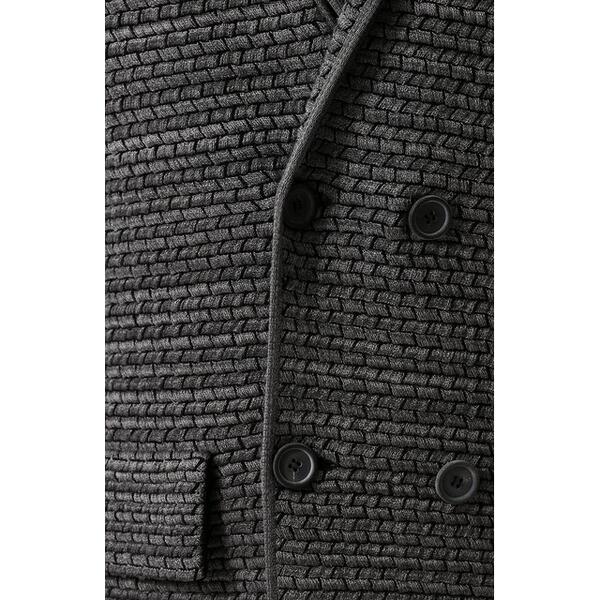 Двубортный пиджак из смеси вискозы и шерсти с кашемиром Giorgio Armani 3517548