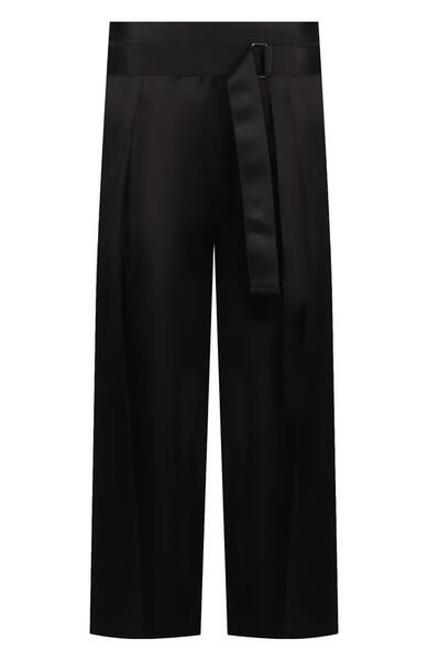 Укороченные широкие брюки из вискозы Ann Demeulemeester 3490752