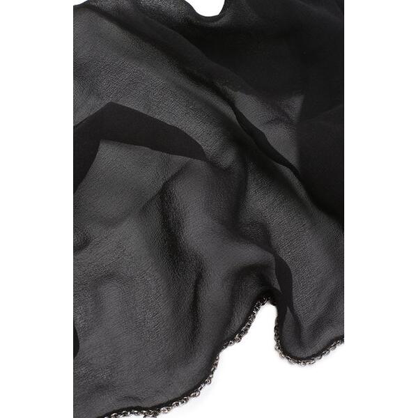 Шелковый шарф с металлической отделкой Yves Saint Laurent 3374342