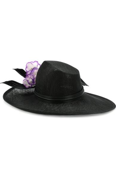 Соломенная шляпа с декором в виде цветка Philip Treacy 3277896