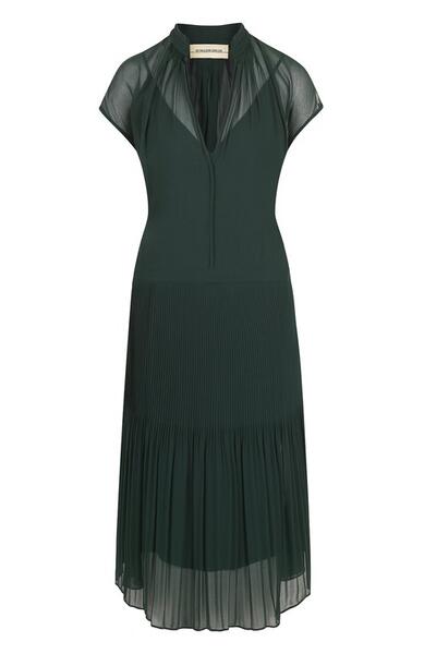 Приталенное однотонное платье-миди By Malene Birger 3274956