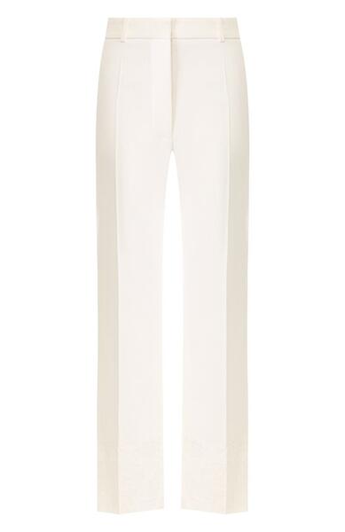 Однотонные брюки прямого кроя со стрелками Victoria Beckham 3253669