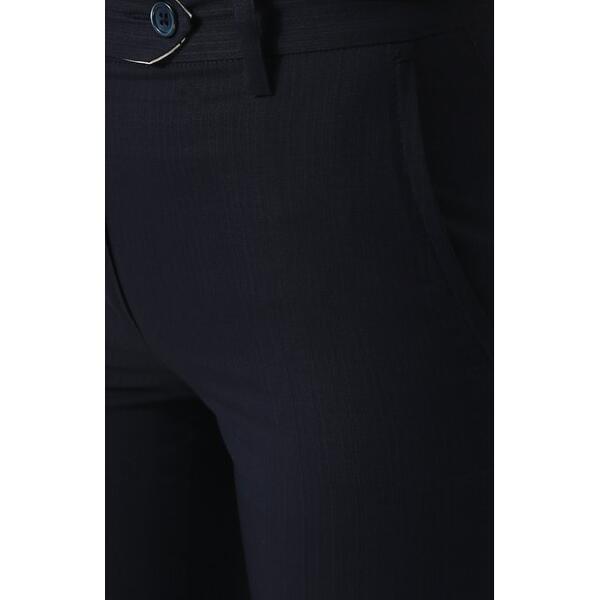 Укороченные шерстяные брюки Kiton 3154619