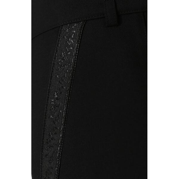 Однотонные шерстяные мини-шорты Yves Saint Laurent 3103239