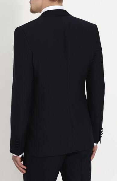 Шерстяной смокинг-тройка с шелковыми лацканами Dolce&Gabbana 3020877