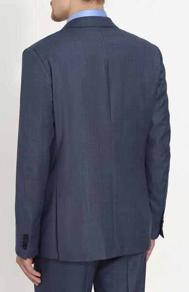 Шерстяной костюм с пиджаком на двух пуговицах Ermenegildo Zegna 3014436