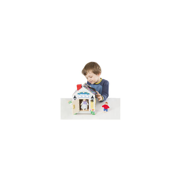 Игровой набор Melissa&Doug «Создай свой мир. Дом с замками», звук Melissa & Doug 3861953