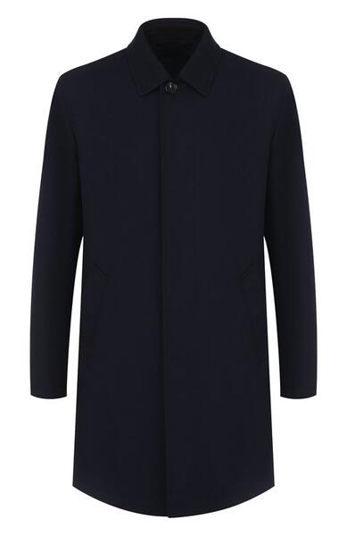 Однотонное шерстяное пальто Ermenegildo Zegna 2812079