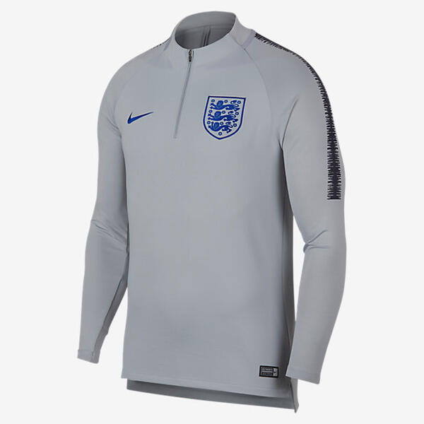 Мужская игровая футболка с длинным рукавом England Dri-FIT Squad Drill Nike 888411596714