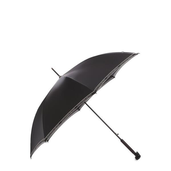 Зонт-трость с фигурной ручкой Alexander McQueen 2721424