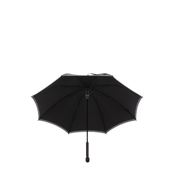 Зонт-трость с фигурной ручкой Alexander McQueen 2721424
