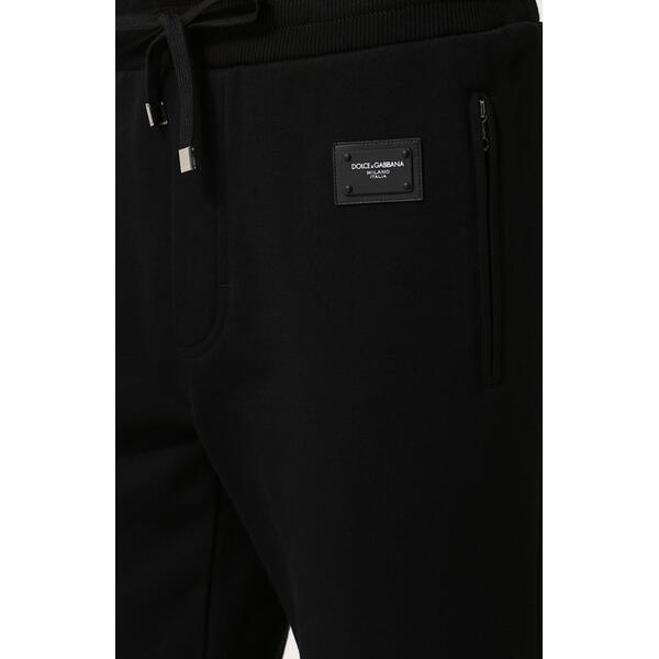 Хлопковые брюки и поясом на кулиске Dolce&Gabbana 2718189