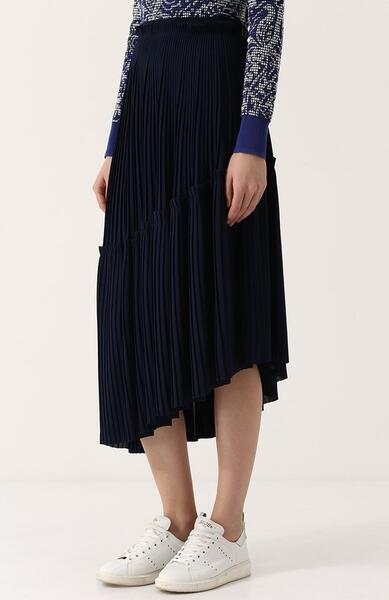 Плиссированная асимметричная юбка-миди Kenzo 2702793