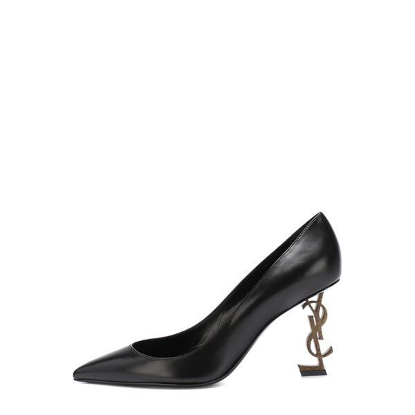 Кожаные туфли Opyum на фигурной шпильке Yves Saint Laurent 2696053