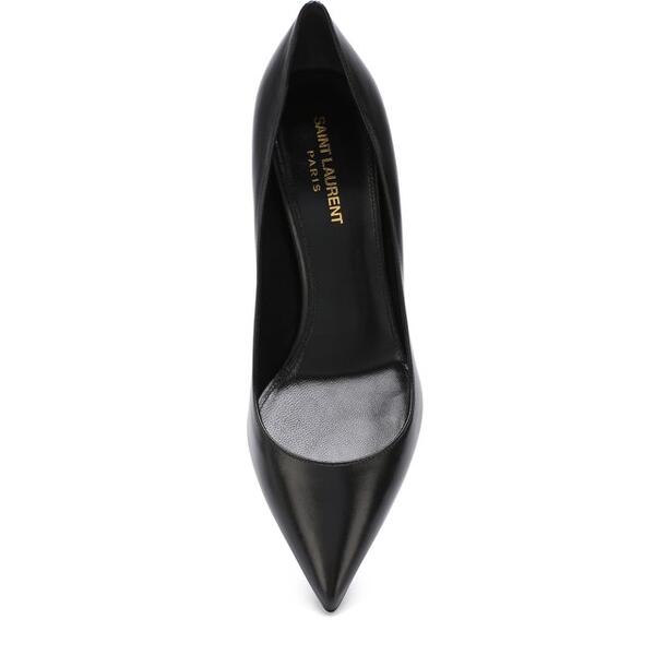 Кожаные туфли Opyum на фигурной шпильке Yves Saint Laurent 2696053