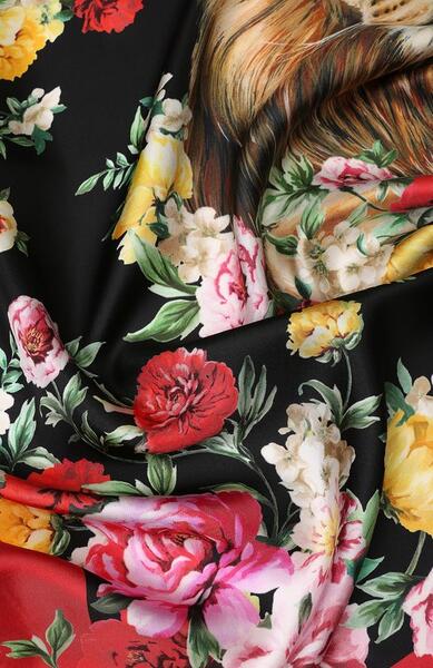 Шелковый платок с принтом Dolce&Gabbana 2691797