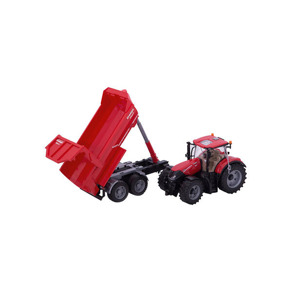 Машинка Трактор Case IH Optum 300 CVX с прицепом Krampe Tandem-Halfpipe Bruder 5532609