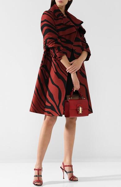 Кожаные босоножки Keira на шпильке Dolce&Gabbana 2693522