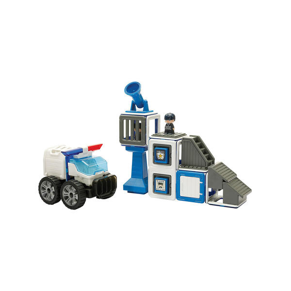 Магнитный конструктор Amazing Police Set Magformers 10989064