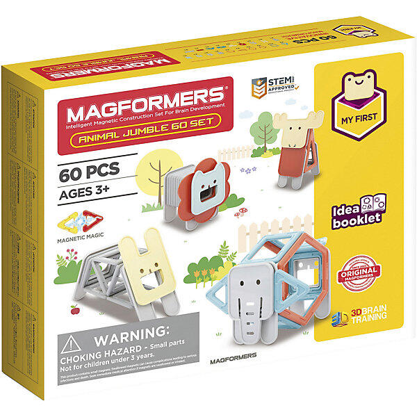 Магнитный конструктор Jumble 60 Set Magformers 10989070