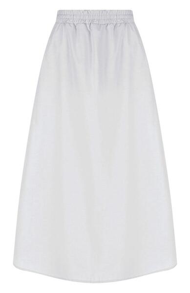 Однотонная хлопковая юбка-миди WALK OF SHAME 2657212