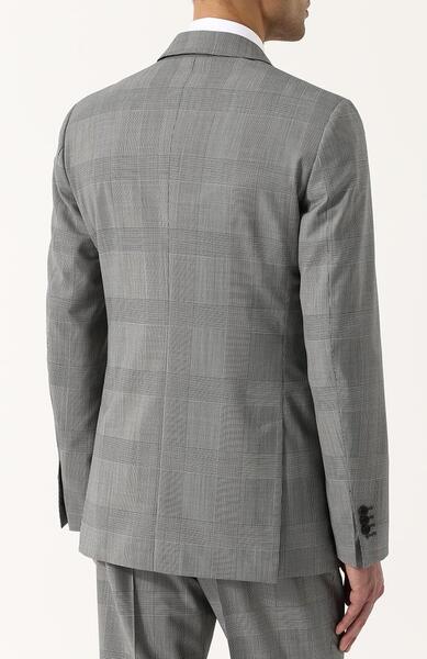 Шерстяной костюм с двубортным пиджаком CALVIN KLEIN 205W39NYC 2652649