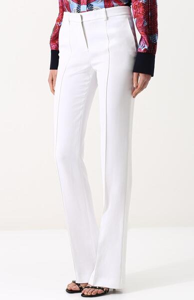 Однотонные расклешенные брюки со стрелками Versace 2652281