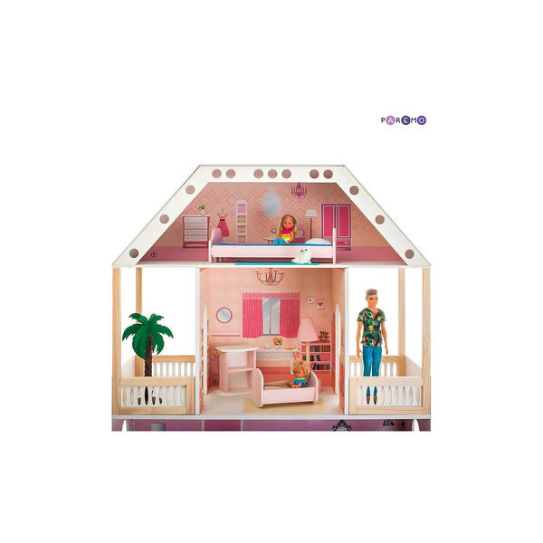 Кукольный домик "Поместье Монтевиль", с мебелью Paremo 10361961