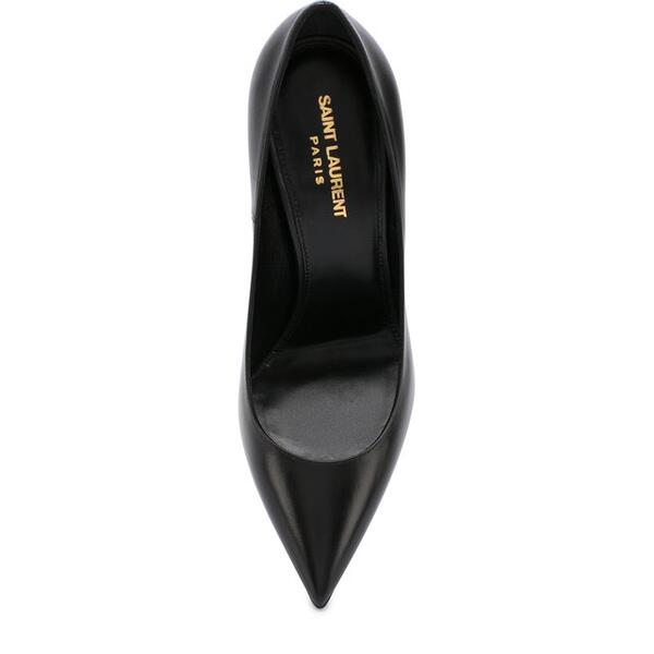 Кожаные туфли Opyum на фигурной шпильке Yves Saint Laurent 2645593