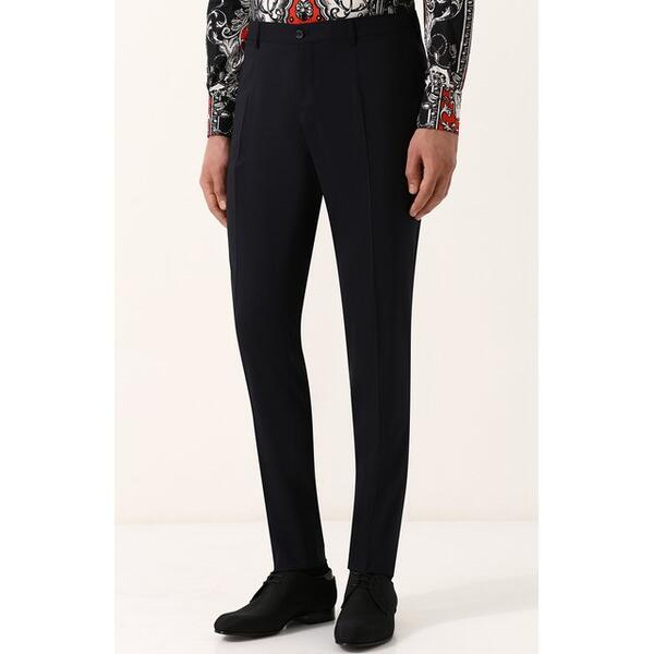 Шерстяной костюм с пиджаком на одной пуговице Dolce&Gabbana 2647234