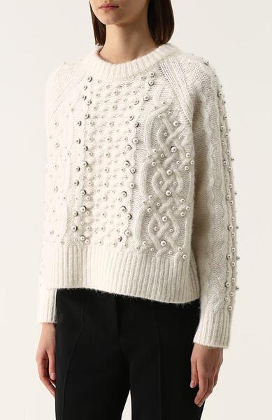 Пуловер фактурной вязки из смеси шерсти и льна Rag&Bone 2548879