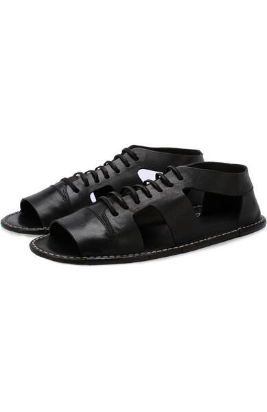 Кожаные сандалии на шнуровке Marsell 2639793